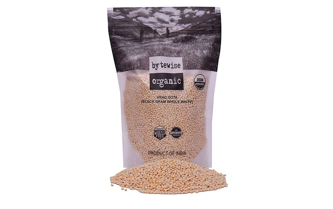Bytewise Organic Urad Gota (Black Gram Whole White)  Pack  500 grams
